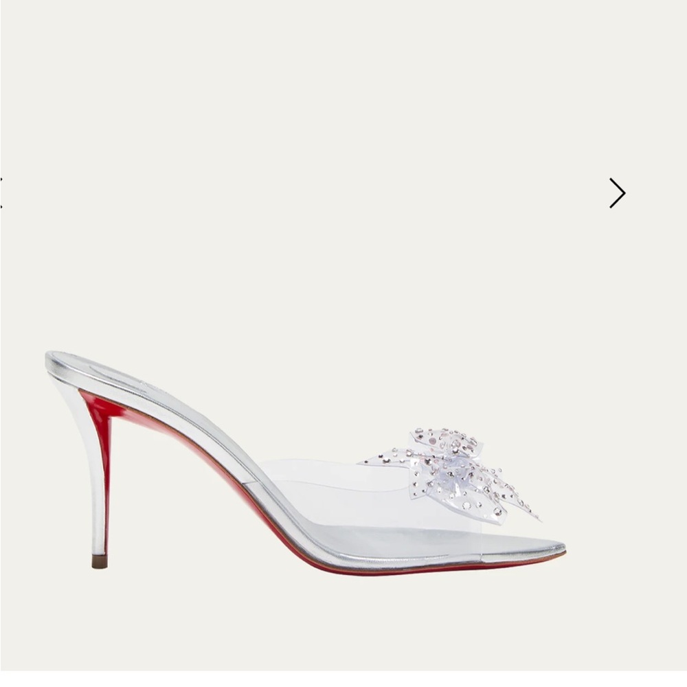 Christian louboutin aqua Strass